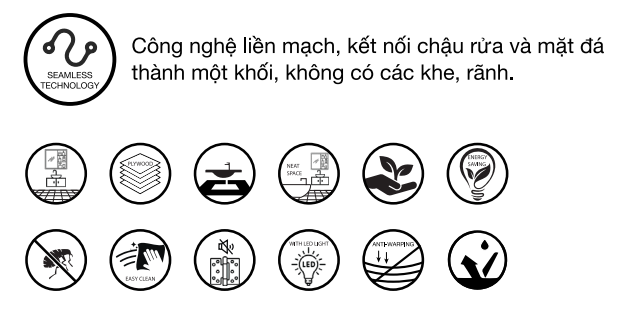 TỦ CHẬU LAVABO MOWOEN - MW6630R-80SB - Ảnh 2