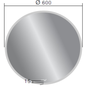 GƯƠNG PHÒNG TẮM COTTO - MÀU TRẮNG - MR600