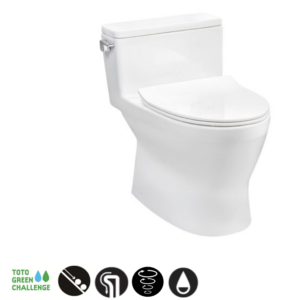 Bồn cầu 1 khối TOTO kèm nắp đóng êm - MS188VKT8