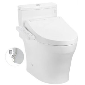 Bồn cầu 1 khối, kèm nắp rửa điện tử WASHLET DÒNG C2 - MS885DW16