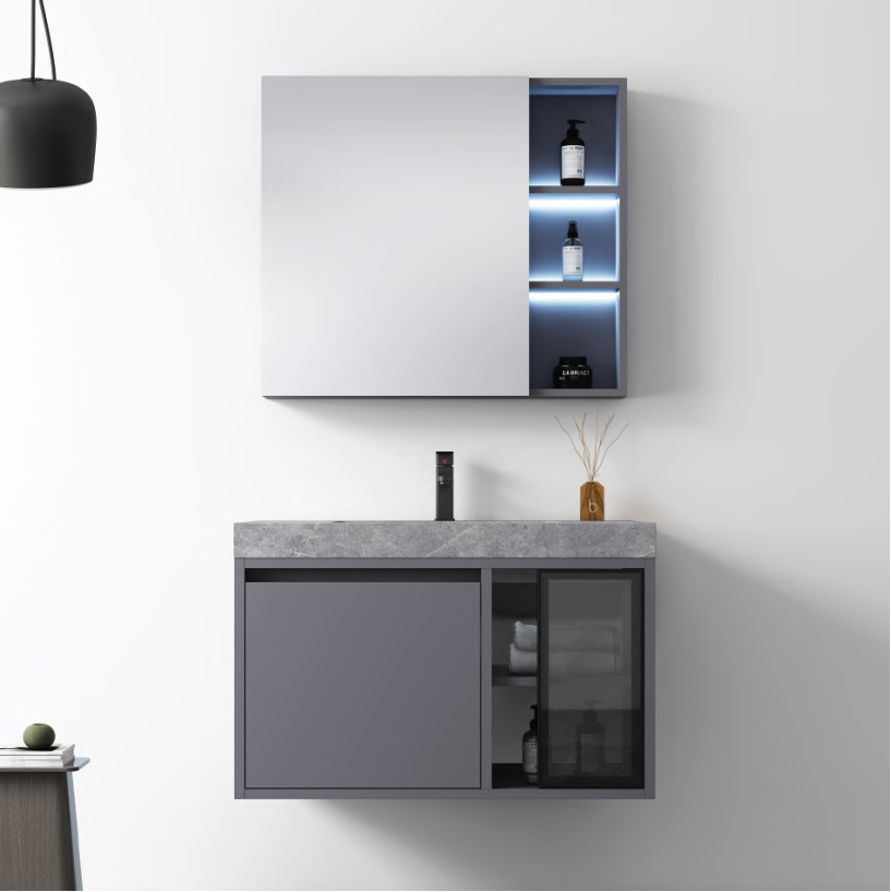 TỦ CHẬU LAVABO MOWOEN - MW6803S-60(80)(100) - Ảnh 2