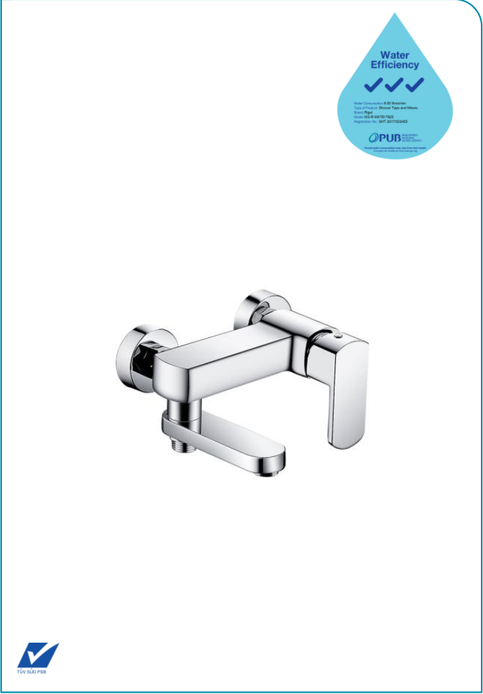 SEN TẮM GẮN TƯỜNG RIGEL NÓNG LẠNH - R-MXT817920 - Ảnh 2