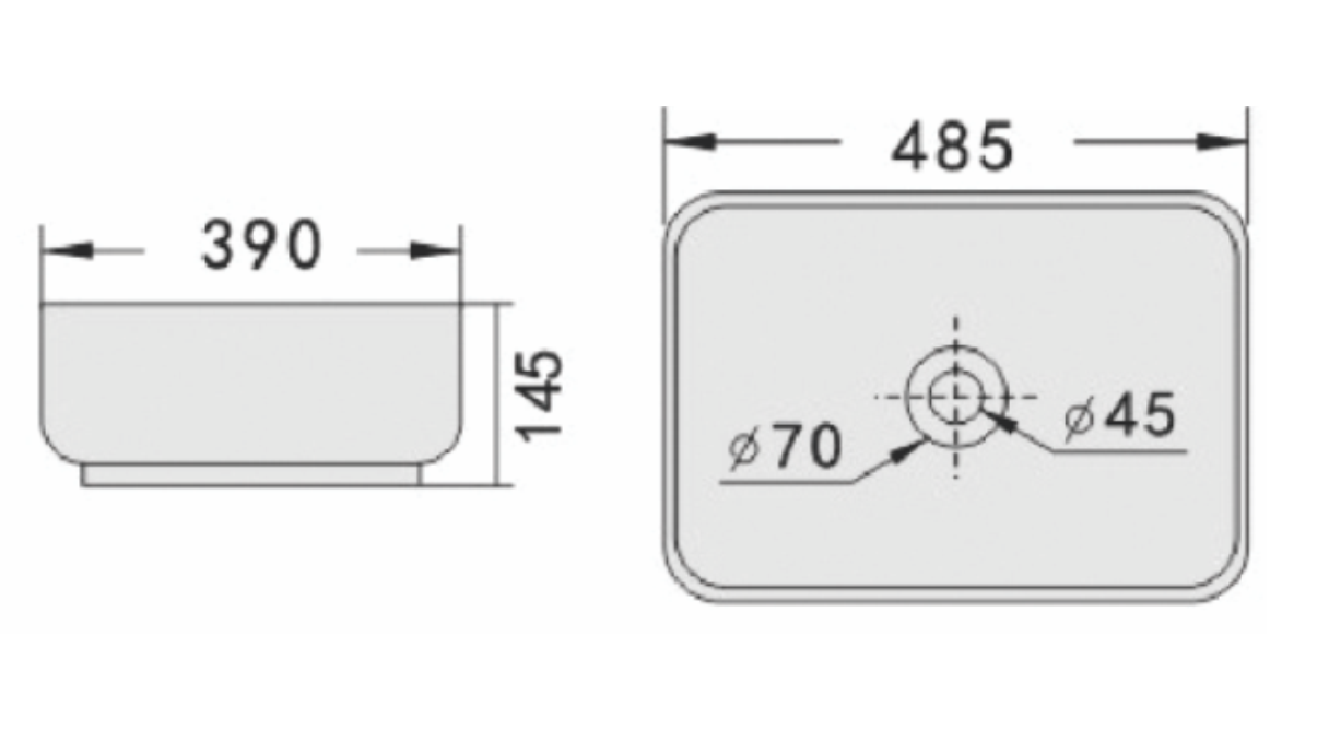 CHẬU RỬA ĐẶT BÀN RIVINGTON RVT1092 - Ảnh 2