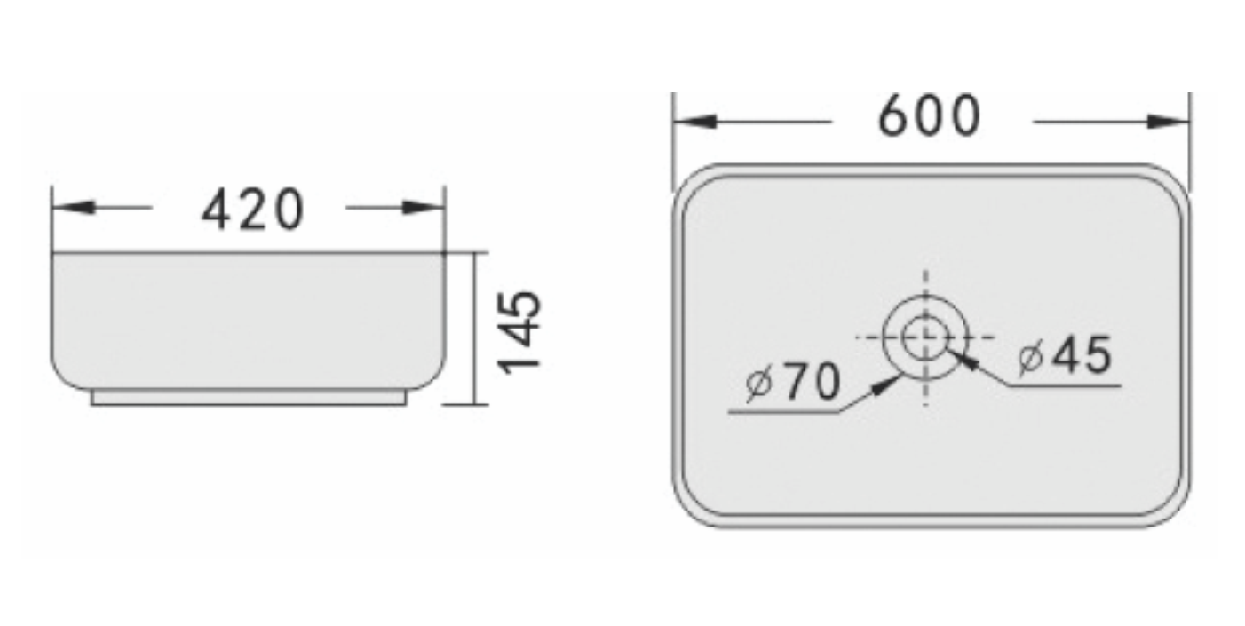 CHẬU RỬA ĐẶT BÀN RIVINGTON RVT1093 - Ảnh 2