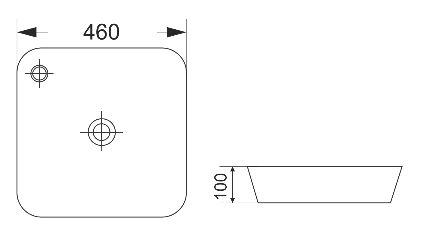 CHẬU RỬA ĐẶT BÀN RIVINGTON RVT4387 - Ảnh 2
