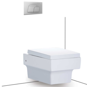 Bồn cầu két nước âm COTTO, màu trắng - SC19777(F)