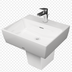 CHẬU RỬA LAVABO TREO TƯỜNG CHÂN NGẮN TOTO LHT328C
