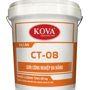 Sơn Công Nghiệp Đa Năng KOVA CT-08 Không Nhám (ĐỎ, XANH LÁ, TRẮNG)