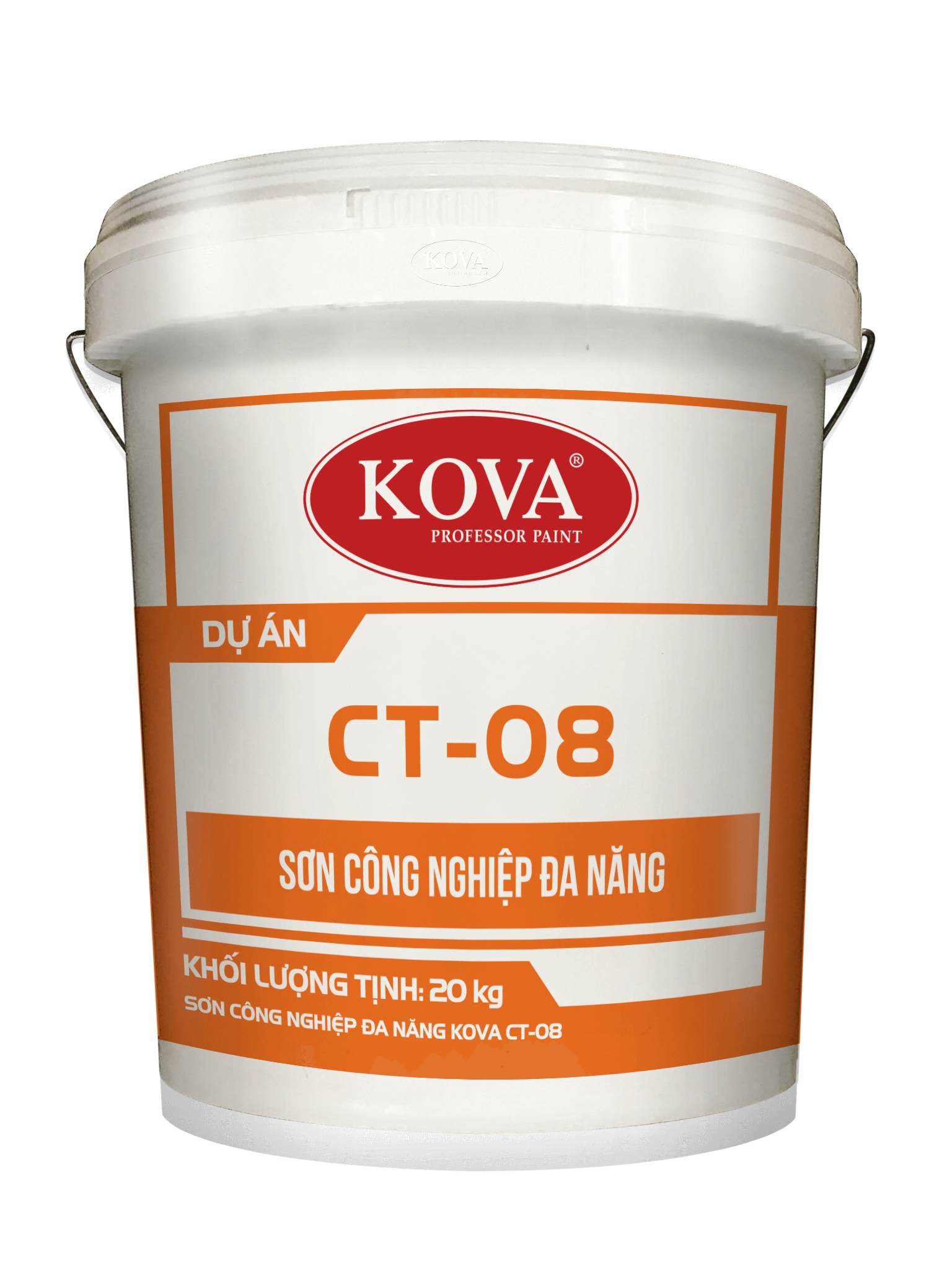 Sơn Công Nghiệp Đa Năng KOVA CT-08 Nhám (XANH, ĐỎ, VÀNG)