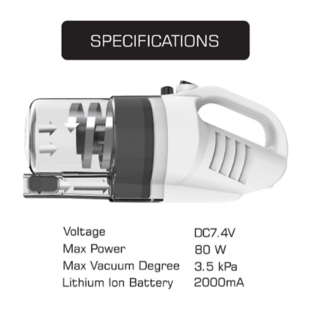 MÁY HÚT BỤI CẦM TAY SHIMONO ELUXGO SVC1019L - Ảnh 8