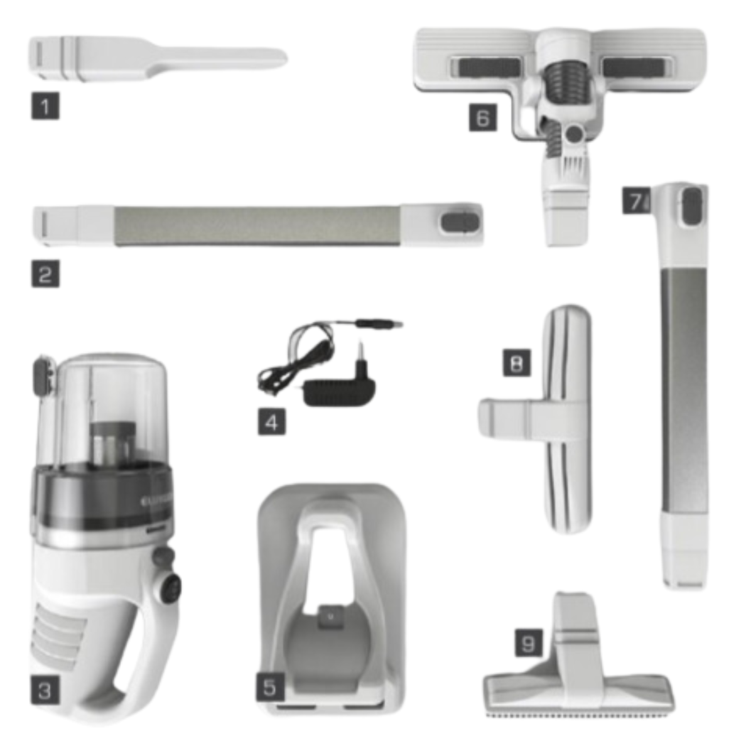 MÁY HÚT BỤI CẦM TAY SHIMONO ELUXGO SVC1019L - Ảnh 9