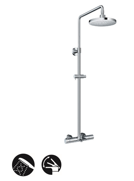 SEN CÂY NHIỆT ĐỘ TOTO KÈM VÒI XẢ BỒN - TBW01301AB