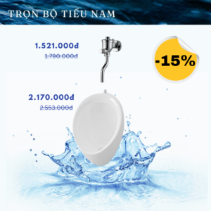 TRỌN BỘ BỒN TIỂU NAM - XẢ NHẤN TOTO DU601SRR/U104W-F