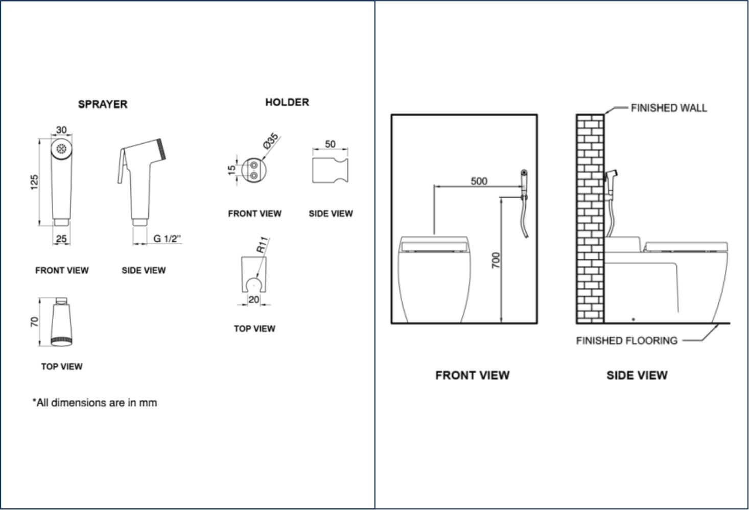 DÂY XỊT VỆ SINH RIGEL - R-SA8100 - Ảnh 3
