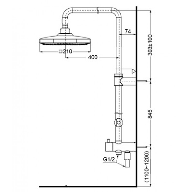 BỘ SEN TẮM CÂY TOTO KẾT HỢP TBW02002BA + TBW02006A + TBG04302VA - Ảnh 3
