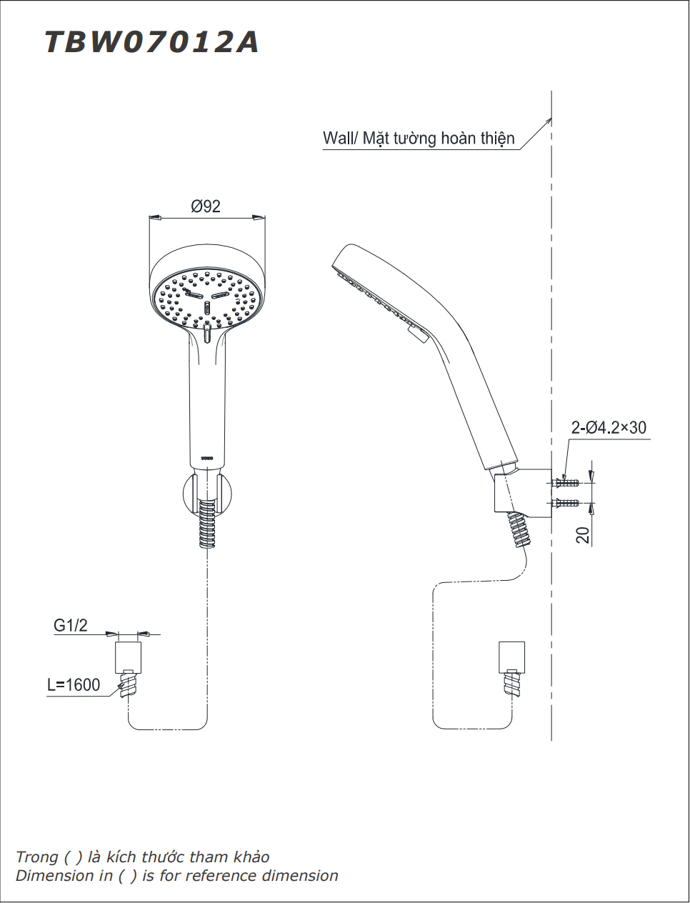 TAY SEN MASSAGE 3 CHẾ ĐỘ TOTO TBW07012A - Ảnh 2