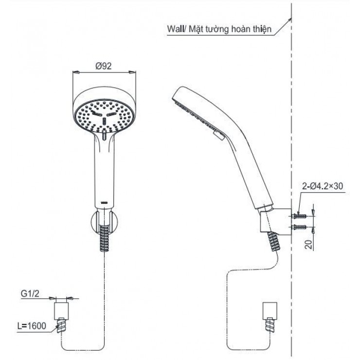 BỘ SEN TẮM CÂY TOTO KẾT HỢP TBW07005A + TBW07012A + TBG04302VA - Ảnh 5