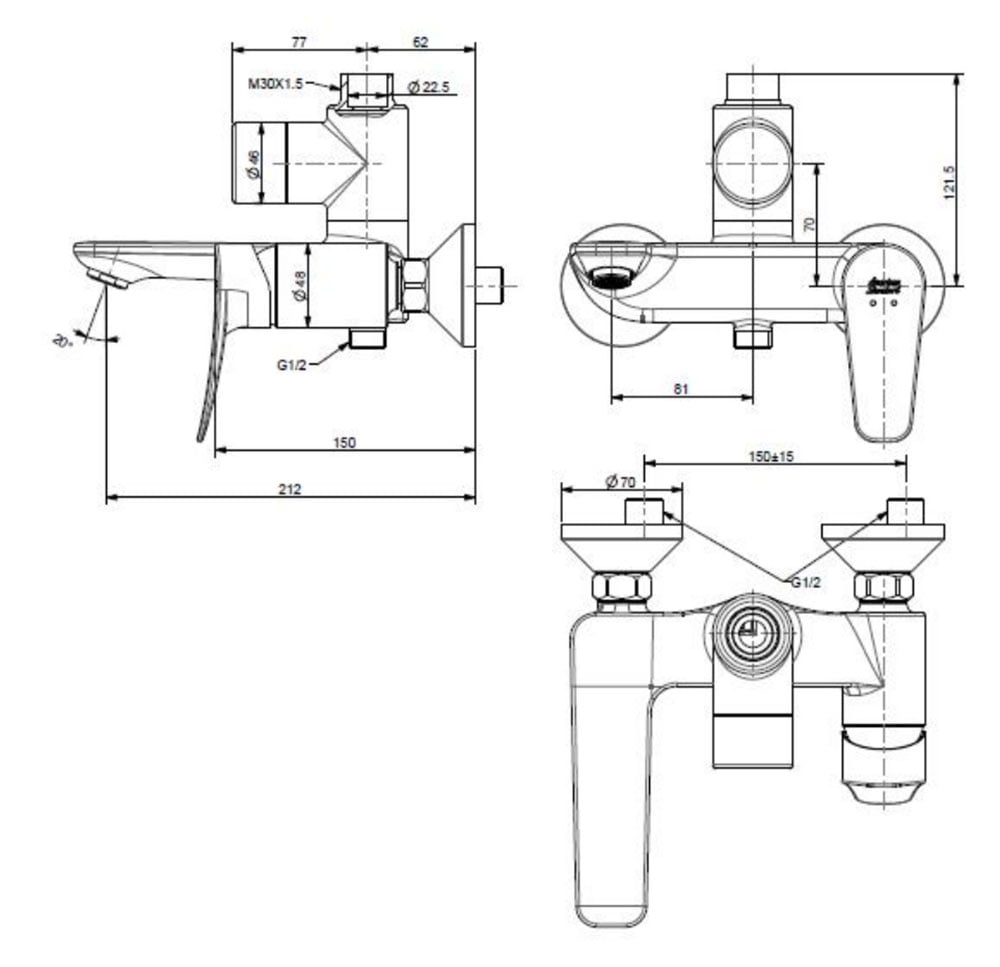 CỦ TRỘN SEN AMERICAN STANDARD DÒNG MILANO - WF-0972 - Ảnh 2