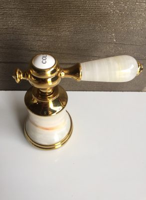 Vòi Lavabo rửa bằng đồng đệm đá BCF3/G - Ảnh 4