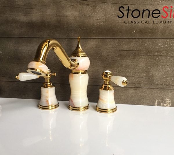 Vòi Lavabo rửa bằng đồng đệm đá BCF3/G - Ảnh 2