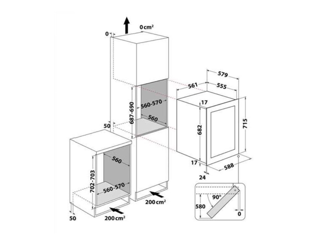 TỦ RƯỢU LẮP ÂM ELICA – VERITAS BI36 - Ảnh 10