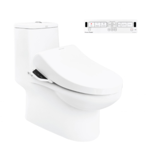 Bồn cầu American Standard-VF-1858PR+Nắp điện tử Pristine Star-WP-7SR1