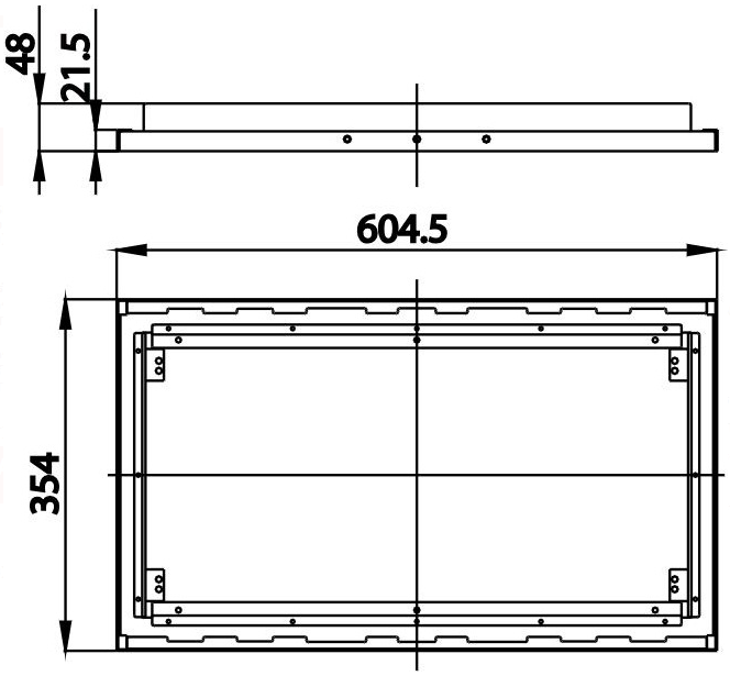 GIÁ ĐỠ BẢN SEN COTTO - ZF01B600 - Ảnh 2