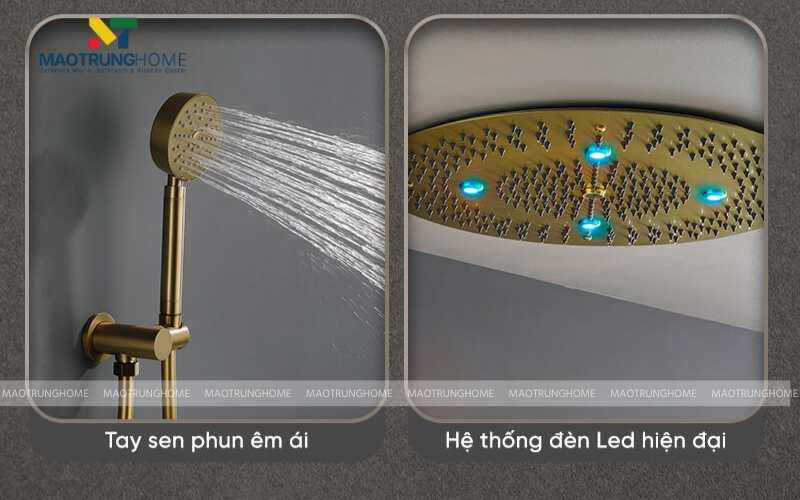 Bát sen có đèn LED