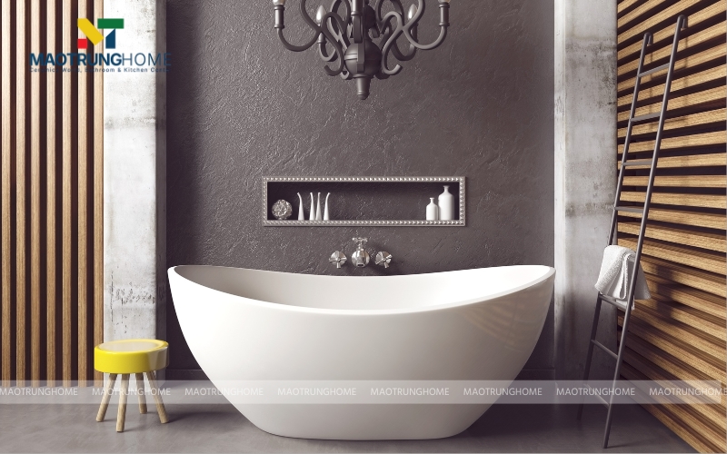 Bồn tắm Acrylic màu trắng