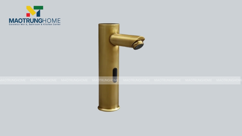 VÒI CHẬU LẠNH CẢM ỨNG BẰNG ĐỒNG KANLY - GCVC1 với cảm biến thông minh tự động đóng ngắt nước