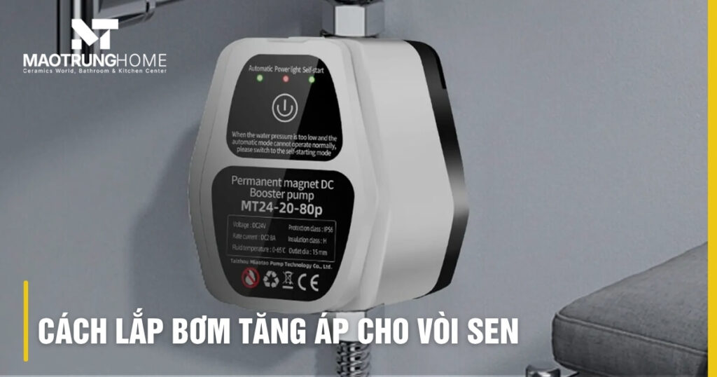 Cách lắp bơm tăng áp cho vòi sen: 3 phương pháp khắc phục.