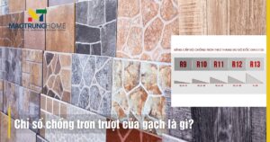 Chỉ số chống trơn trượt của gạch