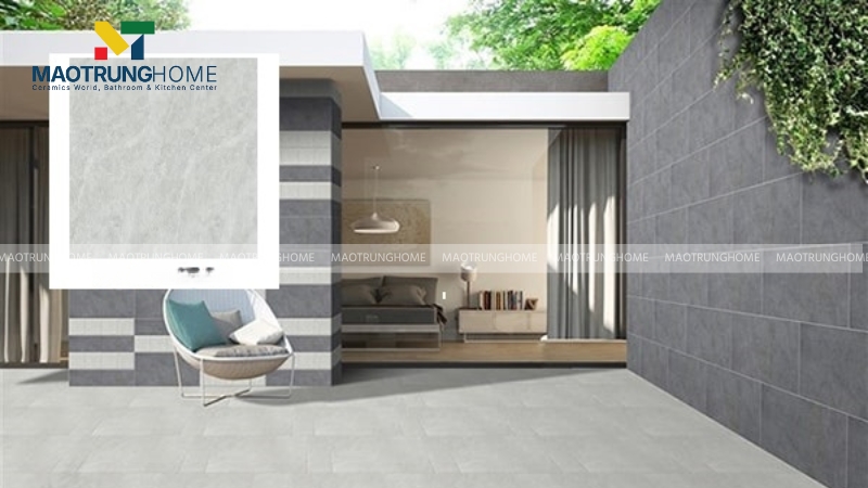 Gạch đồng chất là lựa chọn lý tưởng cho sân thượng