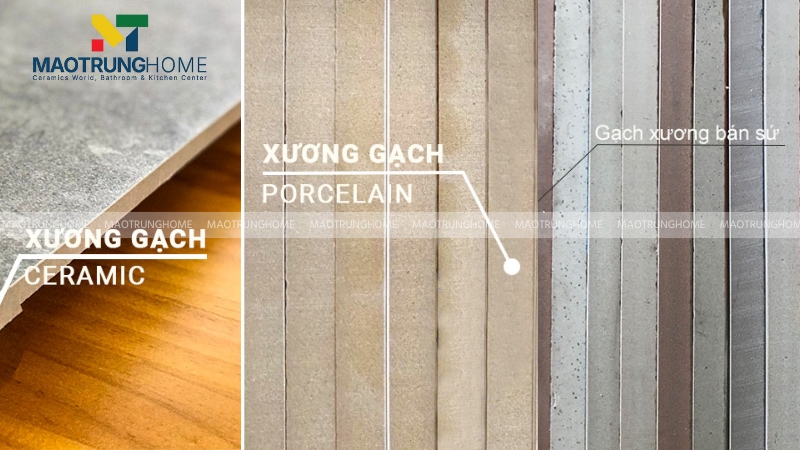 3 loại xương gạch