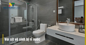 Vòi xịt vệ sinh bị rỉ nước