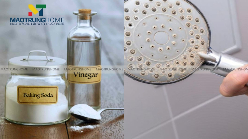 Kết hợp giấm và baking soda