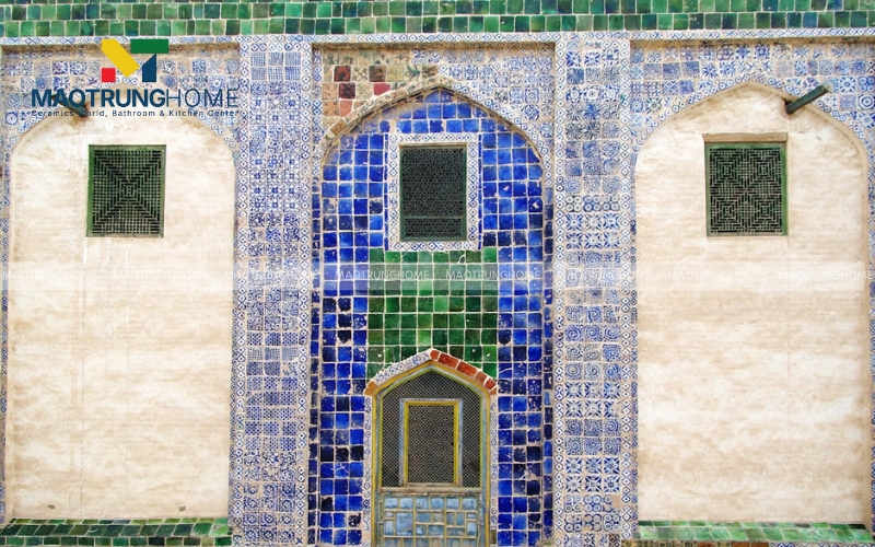 Gạch mosaic lục giác