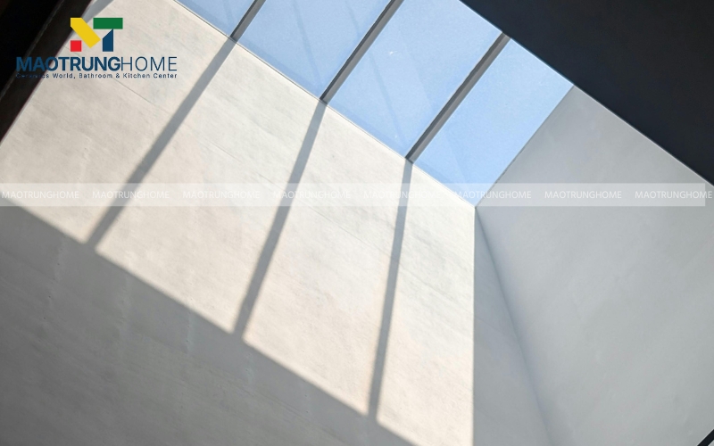 Gạch ốp giếng trời giả đá