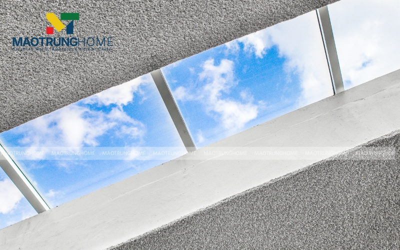 Gạch ốp giếng trời vân giả đá