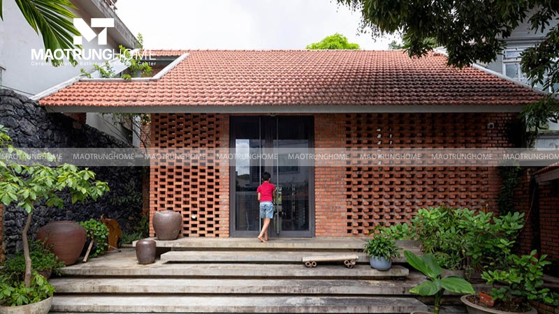 Gạch giả cổ nhà cấp 4