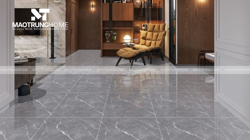 Gạch xương đá thường có phần xương màu trắng, xám hoặc kem nhạt đồng nhất