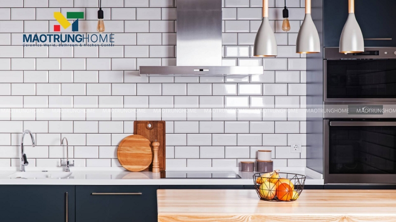 Chọn gạch thẻ cho không gian bếp