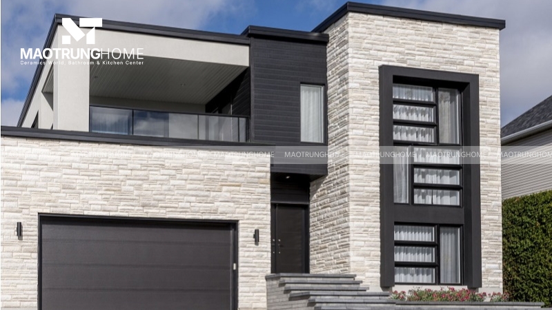 Chọn gạch thẻ cho mặt tiền và ngoại thất