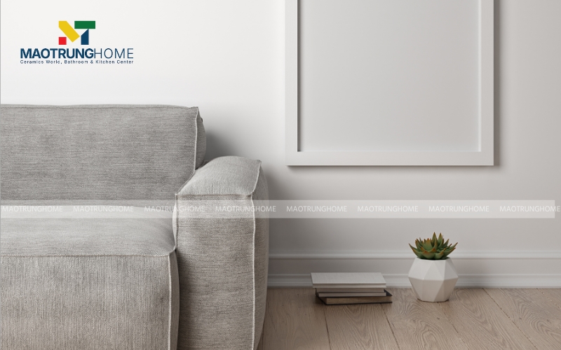 Gạch ốp chân tường đơn sắc