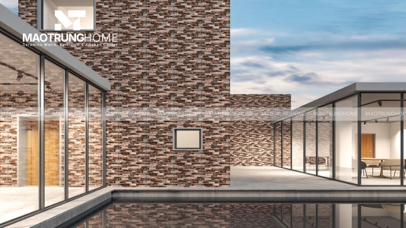 Nguyên nhân nên sử dụng gạch ốp tường mặt tiền cho ngôi nhà.