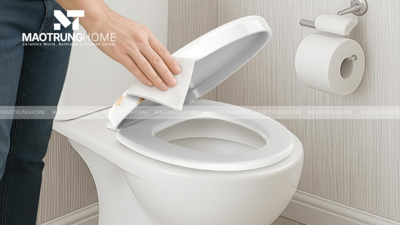 Lưu ý khi vệ sinh và bảo quản nắp nhựa UF.