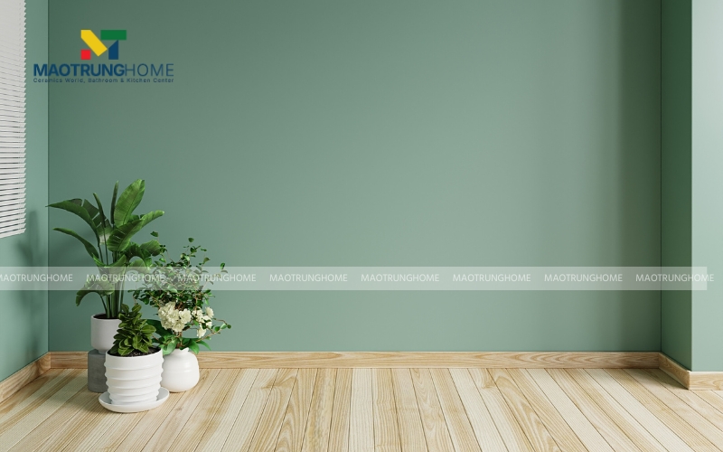 Gạch ốp chân tường giả gỗ tự nhiên