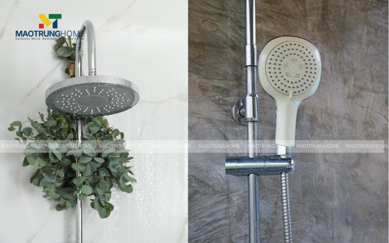 Vòi sen inox có độ bền cao hơn vòi sen nhựa