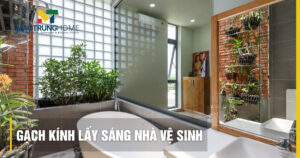 Gạch kính lấy sáng nhà vệ sinh: Hướng dẫn toàn diện từ A-Z