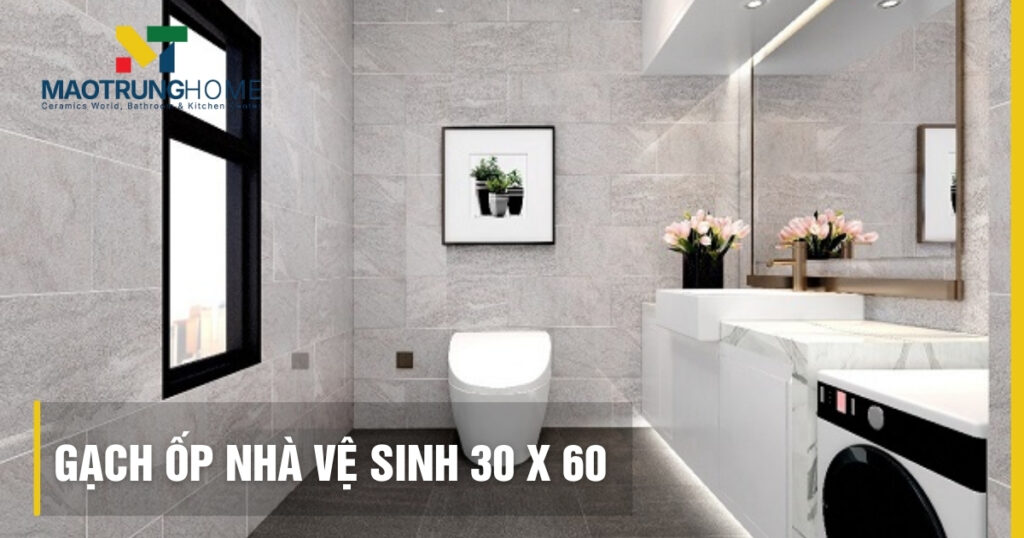 Kinh nghiệm chọn gạch ốp nhà vệ sinh 30x60 đẹp, bền chuẩn chuyên gia